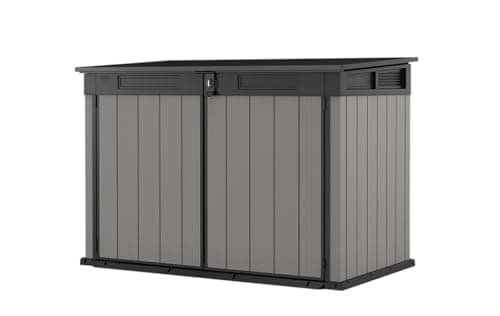 Image of Keter Box Premier Jumbo 2020L Capacity External Dimensions (WxHxD) 190.5 x 132 x 109 cm Fits 3 x 240L or 2 x 360L Wheelie Bins Weatherproof Waterproof Multicoloured Plastic