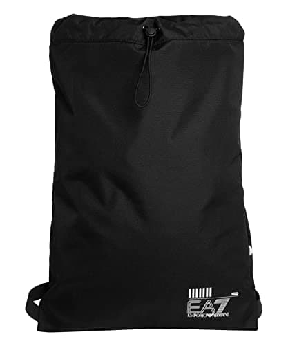 Image of Emporio Armani EA7 men backpack black - white logo