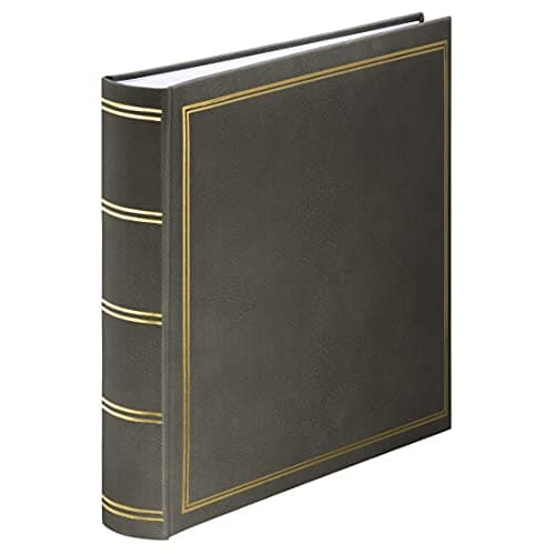 Image of Hama Jumbo Photo Album London 30 x 30 cm (Photo Book with 80 White Pages, Album for 320 Photos to DIY and Stick) Grey