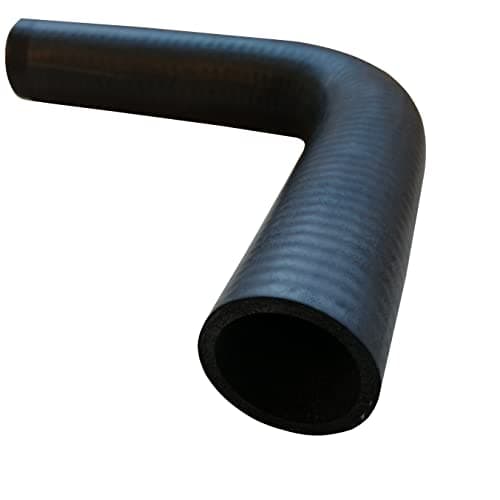 Image of Black EPDM Rubber 90 Degree Elbow - Produced using EPDM rubber allows conveyancing of hot liquids which makes it an ideal choice for engine coolant and radiators. (22mm I.D.)