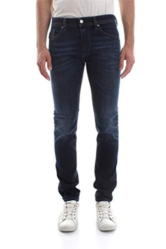 Image of Diesel Thommer Men's Skinny Jeans - Blue - 30W x 34L