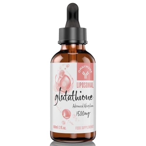 Image of Liposomal Glutathione 1500mg, Oral Glutathione Liquid, Glutathione Supplement with Vitamin C & Hyaluronic Acid, Superior Absorption, 60 ml