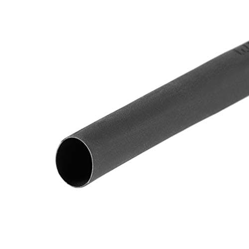 Image of sourcing map Heat Shrink Tubing, 1/4"(6mm) Dia 2:1 rate Shrinkable Tube Cable Sleeve 7m - Black