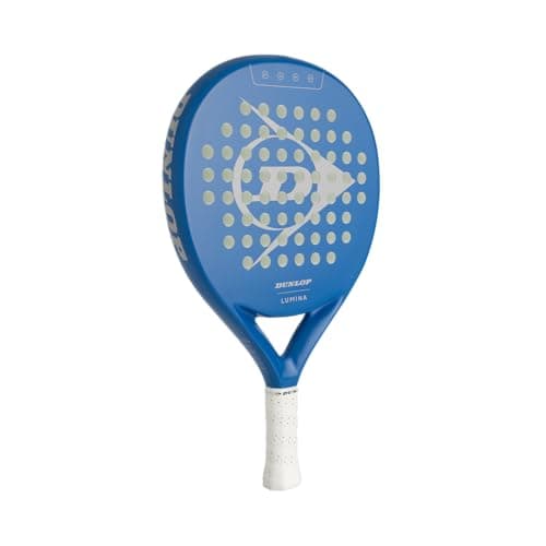 Image of DUNLOP Padel Bat Lumina Blue - Amazon Exclusive - Graphite Frame, Pro EVA Core, 365g