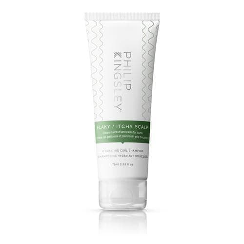 Image of Philip Kingsley | Flaky/Itchy Scalp Hydrating Curl Shampoo | Anti-Dandruff Shampoo for Curly, Coily & Wavy Hair | Calms Itchy Scalp Without Drying Curls | Clears Flakes & Soothes Scalp | 75ml