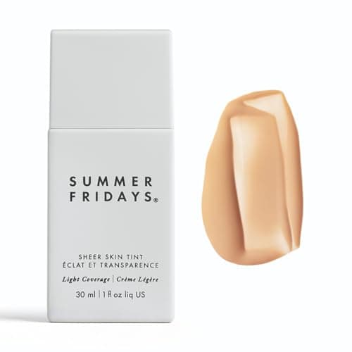 Image of Summer Fridays Sheer Skin Tint Moisturizer with Color & Hyaluronic Acid - Helps Reduce Irregular Skin Tone - Sheer