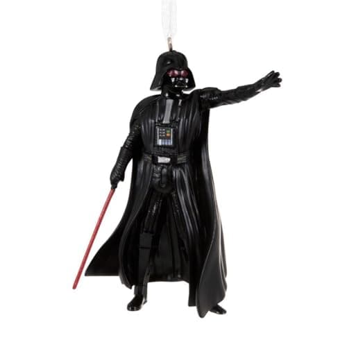 Image of Hallmark Darth Vader Hanging Christmas Ornament, Star Wars, Obi Wan Kenobi Series, Space Themed, Resin Tree Decoration