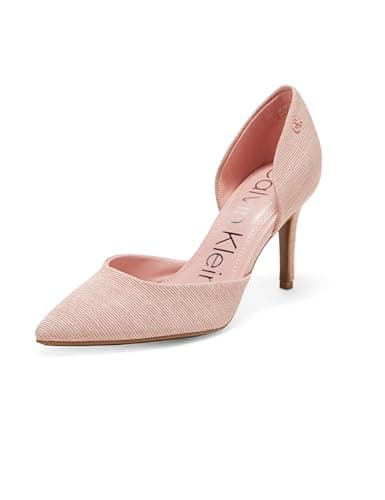 Image of Calvin Klein Women's Gloria Pump, Ash Rose 660, 7 UK