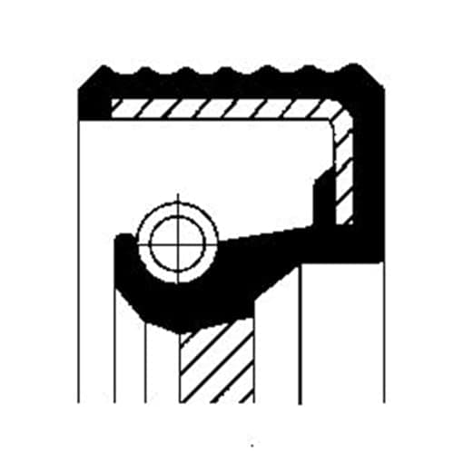 Image of Corteco 07011545B Oil Seal Crankshaft