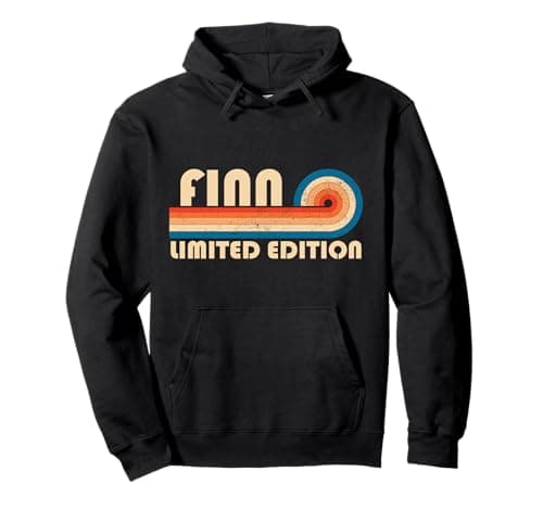 Image of FINN Retro 70s 80s Sunset Stripe Pullover Hoodie