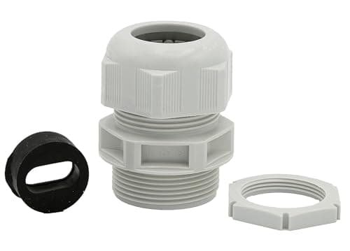 Image of Wiska 10106243 Tail Kit Solutions M32, 1 x 10-16mm Flat Cable Entry, Grey