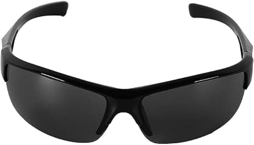 Image of Black Polarized Sports Sunglasses for Men Women Polarized Rectangular Driving Sunglasses Sports Eyewear Baseball Cycling Golf Fishing Glasses Fashion