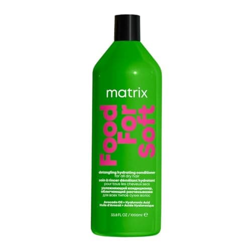 Image of MATRIX | Detangling Hydrating Conditioner | With Avocado Oil & Hyaluronic Acid | For Dry, Brittle Hair, Moisturising & Nourishing | Food For Soft | 1 Litre