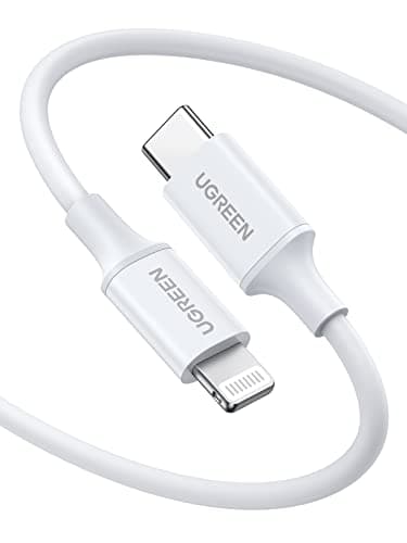 Image of UGREEN USB C to Lightning Cable MFi Certified USB C iPhone Charger Cable Fast Charging Compatible with iPhone 14 Pro Max 13 12 11 XR XS X 8 Plus SE 2022, iPad Mini, MacBook Pro Air (2M)