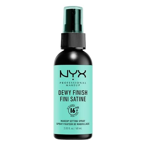 Image of NYX Professional Makeup Setting Spray, Dewy Finish Setting Spray, Up to 8 Hour Wear, Shine Free, Lightweight and Comfortable, Vegan Formula, Dewy Finish, 60ml