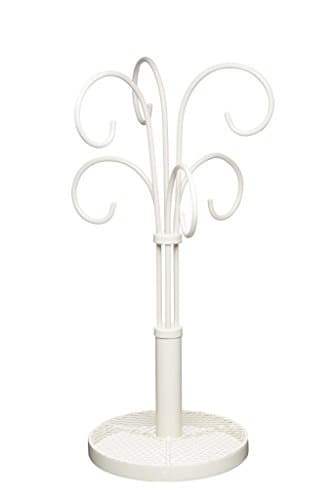 Image of KitchenCraft Classic Collection Wrought Iron Mug Tree Stand, 37 cm (14.5 12 month guarantee