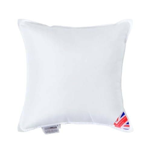 Image of HOMESCAPES Luxury Super Microfibre Cushion Inserts 45cm x 45cm (18” x 18”) Perfect Bounce Back and Soft Cover, Generously Filled Inner Pads Hypoallergenic Cushion Filler, Handmade, Machine Washable