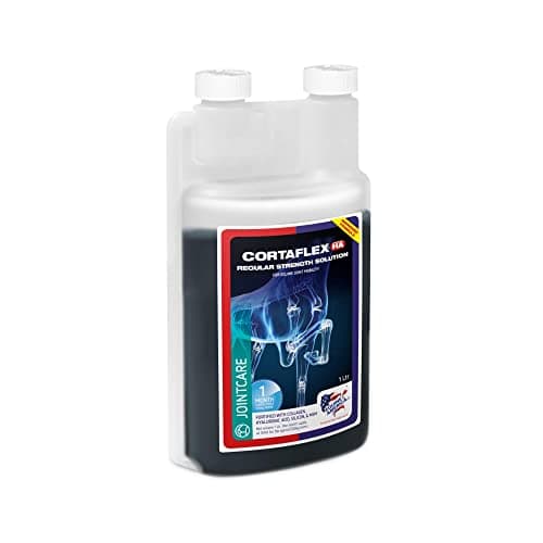 Image of Equine America Cortaflex Regular Strength Solution | Premium Ready to Use Horse & Pony Supplement | Comprehensive Support for Joints & Mobility | 1 Litre