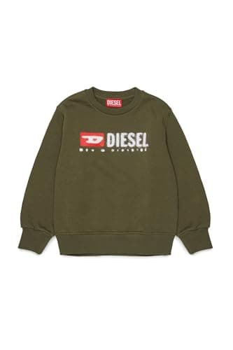 Image of Diesel Diesel Denim Division logo crew-neck sweatshirt