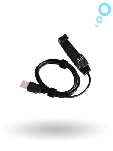 Image of Swimovate Poolmate Live Download Clip for the Poolmate Live Watch, Black