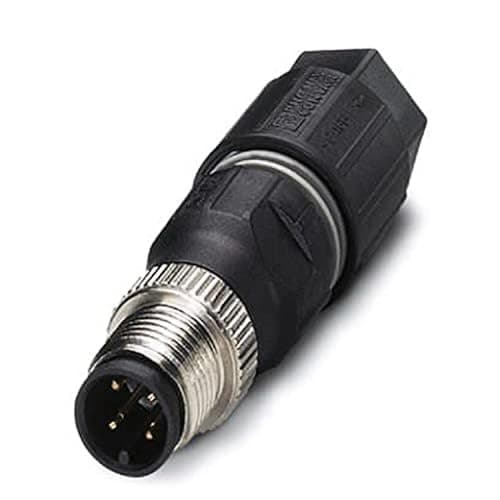 Image of Phoenix Contact SACC M12 Round Connector Plug 4-Pin Cable Assembly, Terminal Connection IP65, IP67