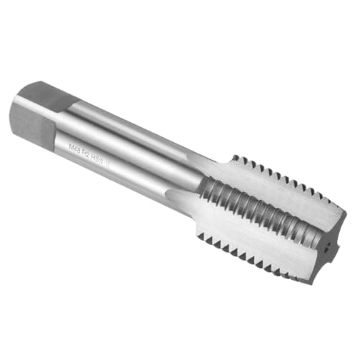 Image of sourcing map Hand Plug Tap M48 x 5 H2 Metric Thread Plug Style Taps Straight Flute Screw Tapping Threading Tool High Speed Steel HSS6542