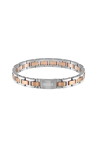 Image of BOSS Jewelry Men's METAL LINK ESSENTIALS Collection Link Bracelet - 1580056