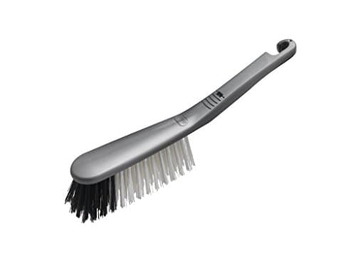 Image of Addis Hand Brush with Stiff Bristles and an Extra-Sturdy Handle, Metallic Silver, 1,319236