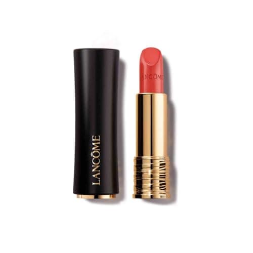 Image of Lancôme L'Absolu Rouge Cream Lipstick, Long-Lasting Hydrating Colour with Luminous Satin Finish, Grand Rose Extracts and Vitamin E, Hyaluronic Acid, High-Pigment Red Lip Colour, Shade 11, 3.4g