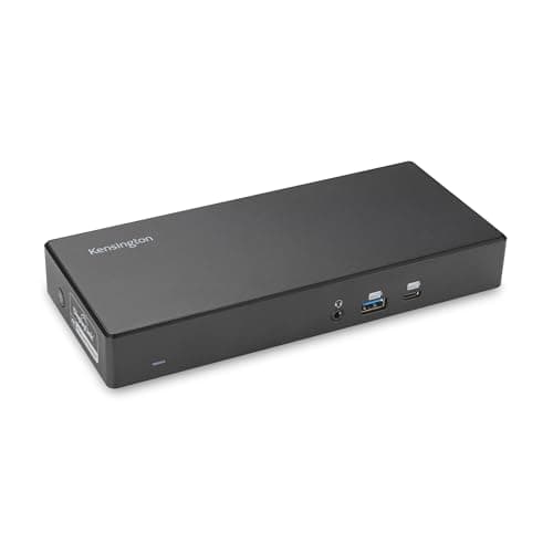 Image of Kensington SD4781P USB-C & USB-A Dual 4K Docking Station, 100W Power Delivery, 6 x USB Ports, Made From 50% Percent Post-Consumer Recycled Content, Windows, macOS and ChromeOS Compatible (K33603EU)