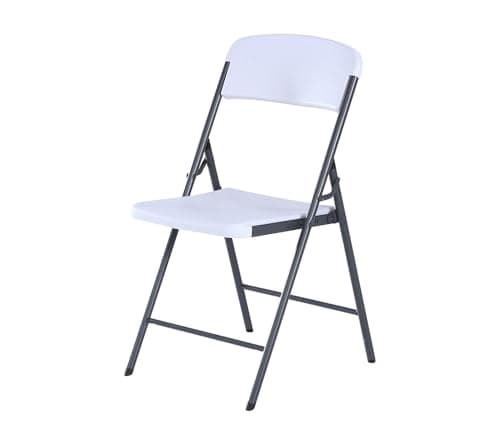 Image of LIFETIME 80923 Essential Folding Chair, White Granite