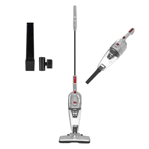 Image of Ewbank EWVC3107 ACTIVE Corded Stick Vacuum Cleaner, 2-in-1 Lightweight Upright and Handheld Vacuum with Washable HEPA Filter, Crevice Tool and a Swivel Floor Head