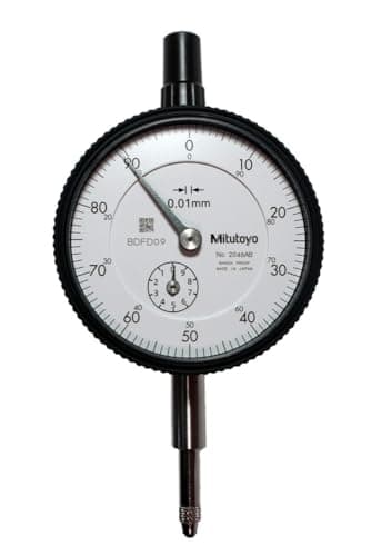 Image of Mitutoyo Dial Indicator Flat End Cover ISO Design 10mm 0.01mm