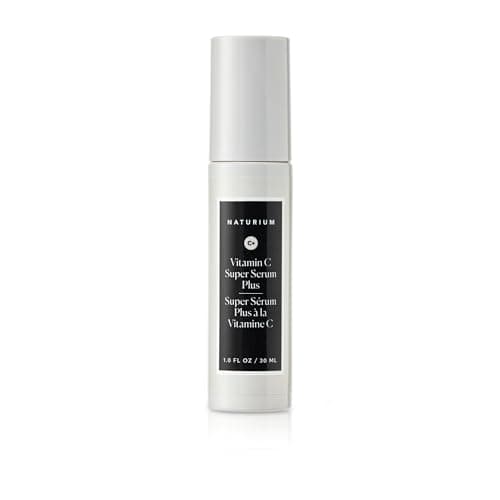 Image of Naturium Vitamin C Super Serum Plus, Smoothing Face Care, plus Retinol, Hyaluronic Acid, Niacinamide & Salicylic Acid | 1.0 FL OZ / 30 ML
