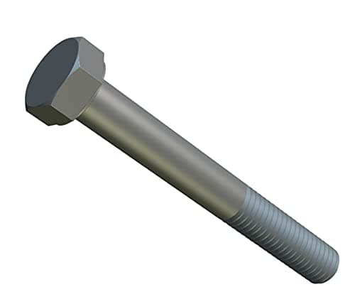Image of Hexagon Head Bolts With Shank M10X110 (Pack of 2) Bolt High Tensile Stainless Steel A2 Mechanical Hex Screws Certified Standard DIN931 (10mm x 110mm)