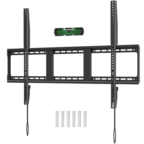 Image of Suptek 120kg Heavy Duty Fixed TV Wall Mount Bracket for 49-120" TVs, Fits 3 Studs of 16" and 2 Studs of 18" or 24", VESA 900x600mm, Low Profile for LED/OLED/LCD, MF9