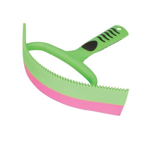 Image of Hy Vivid Horse Sweat Scraper (One Size) (Green/Pink)