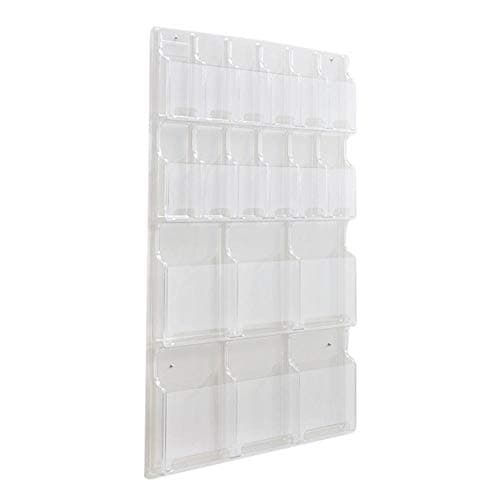 Image of Safco Reveal 6 x A4/ DL Pocket Display - Clear