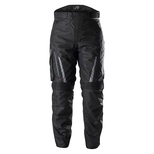 Image of Furygan Killington - CE Approved Motorcycle Pants - Waterproof with D3O Protectors - Removable Thermal Lining - Ventilated - Connection Zip Black-Grey