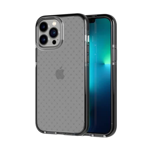 Image of Tech21 Evo Check for iPhone 13 Pro Max – Ultra-Protective Phone Case with 16ft Multi-Drop Protection, Black