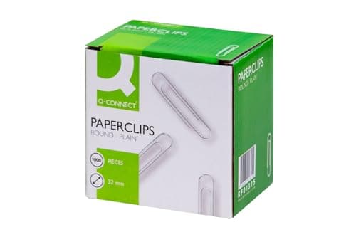 Image of Q-Connect Paperclips Plain 32mm (Pack of 1000)