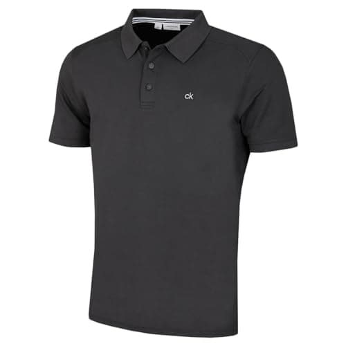 Image of Calvin Klein Mens Campus Polo Shirt - Charcoal - XL