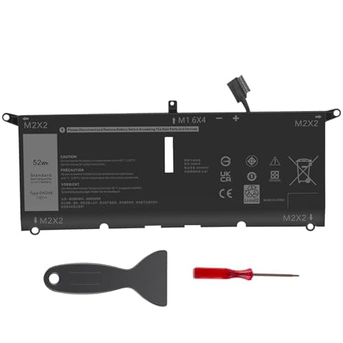 Image of PASUKTER DXGH8 Laptop Battery for Dell XPS 9370 9380 7390 Series;for Dell Inspiron 5390 5391 7490 Series 0H754V H754V 0V48RM V48RM HK6N5 G8VCF