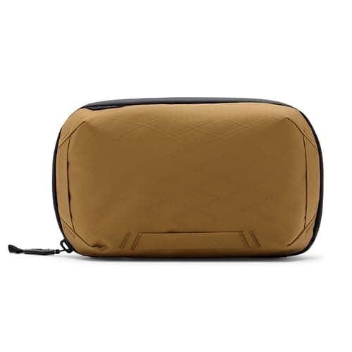 Image of Peak Design Tech Pouch, Coyote, Ocean Edition, Electronics Organizer for Travel or Everyday Carry, Origami-Style Storage, Cable Pass-Through, Weatherproof, Gear Carry Bag for Men and Women