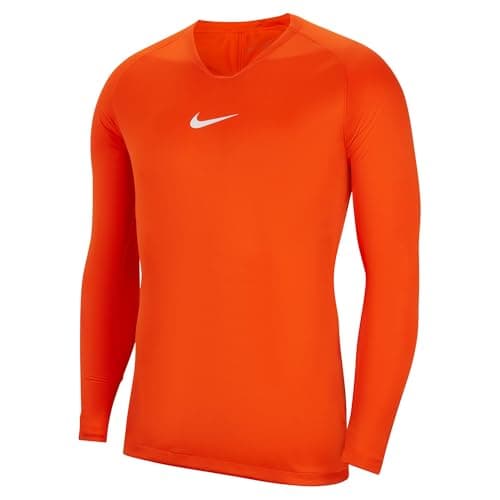 Image of NIKE Men's Park First Layer Long Sleeve Jersey, Orange, L EU