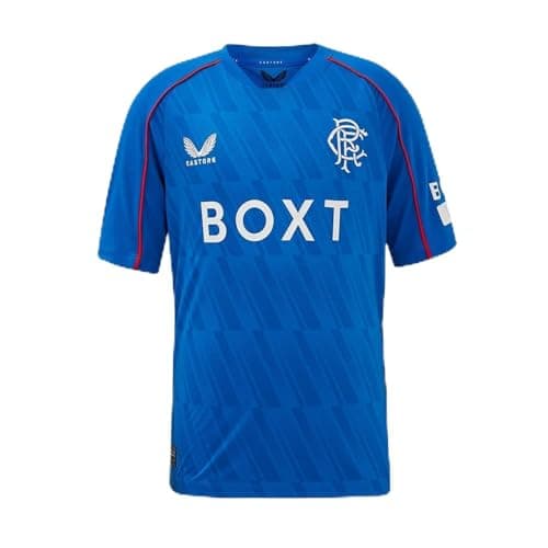 Image of Castore Kids Rangers Home Shirt 2024 2025 Blue 9-10 Years