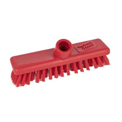 Image of Robert Scott Washable Deck Scrub 23cm, 9 inches, red