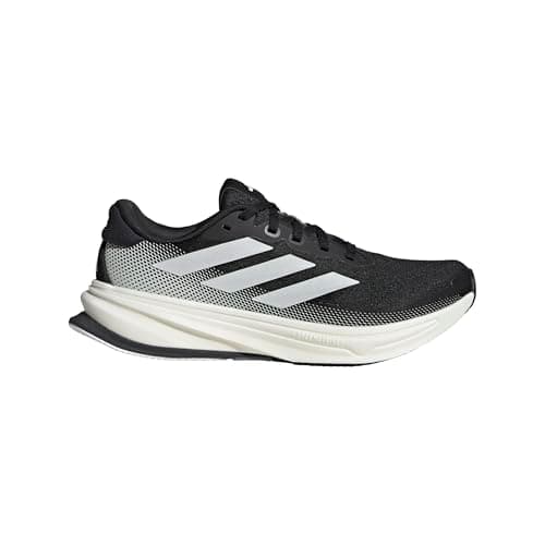 Image of adidas Women's Supernova Rise 2 Running Shoes Sneaker, Black/Zero Metallic/Crystal White, 7.5 UK