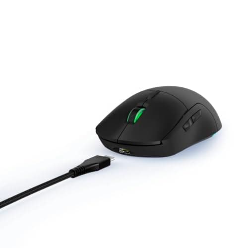 Image of uRage Reaper 250 Wired Gaming Mouse (Rainbow LED, Ultra Light, Right-Handed, 6 Programmable Buttons, 6200 dpi, Optical Sensor, Software, Removable Cable) Black