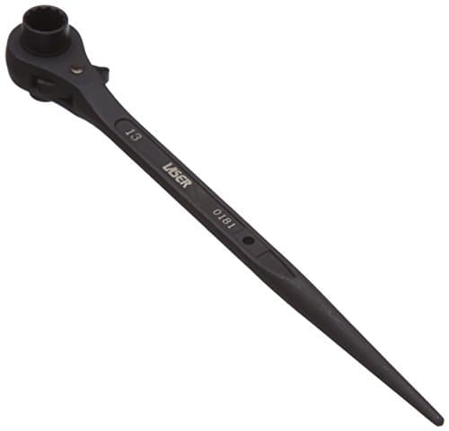 Image of Laser 0181 Ratchet Podger Spanner 10 mm X 13 mm, Black,chrome